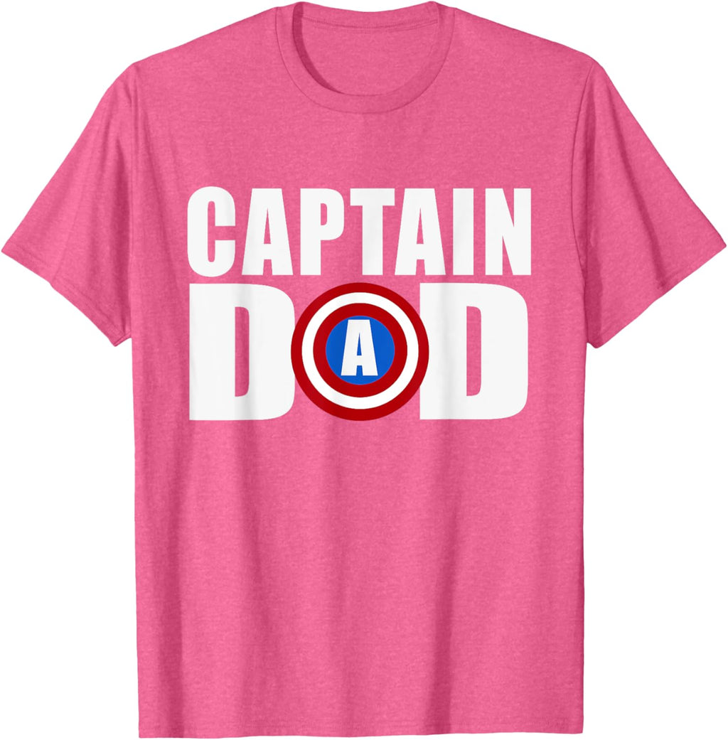 Funny Super Captain Dad Superhero Fathers Day