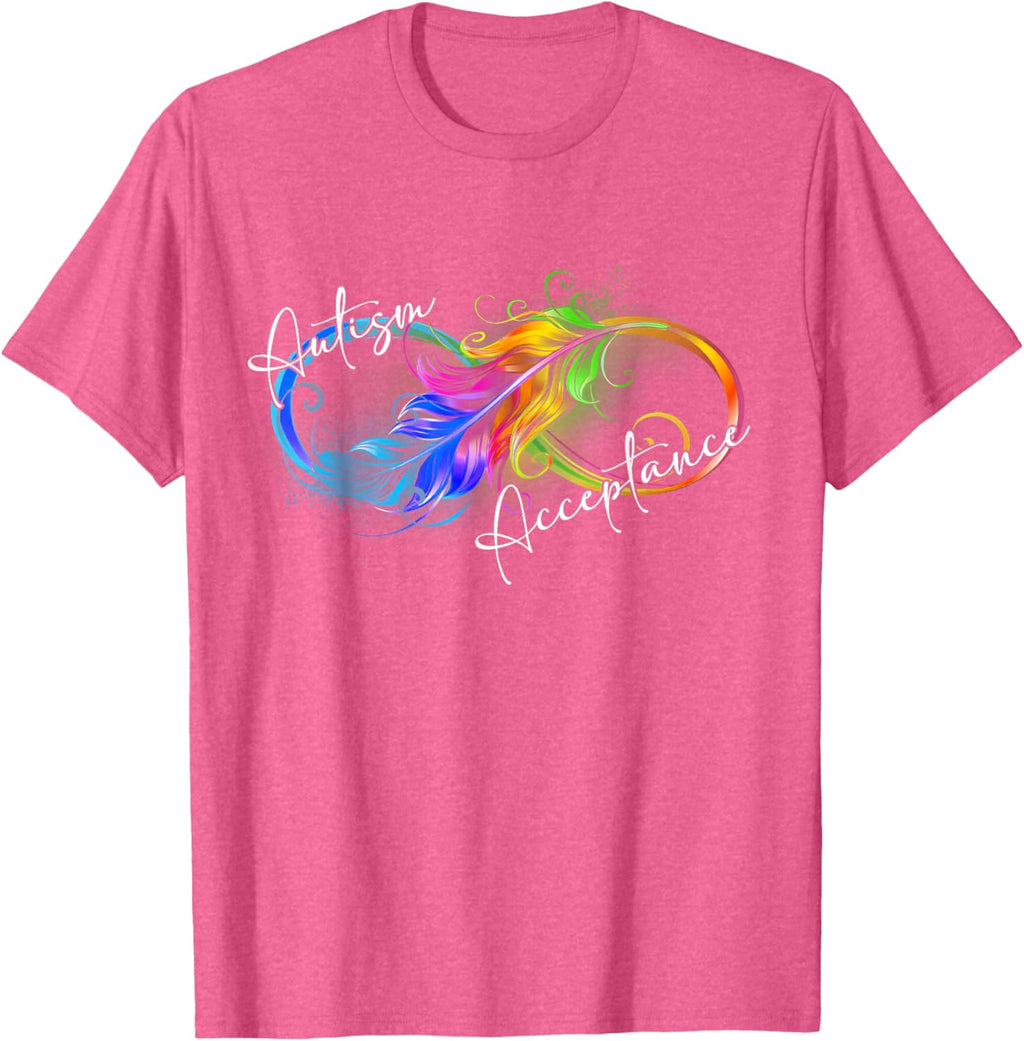 Autism Red Instead Infinity Symbol Autistic Acceptance