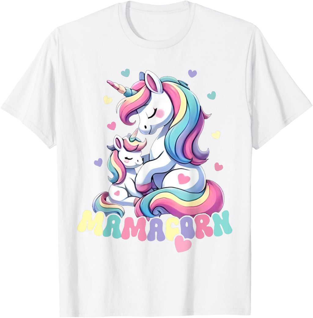 Funny Mamacorn Costume Mothers Day Unicorn Mom Women Mother