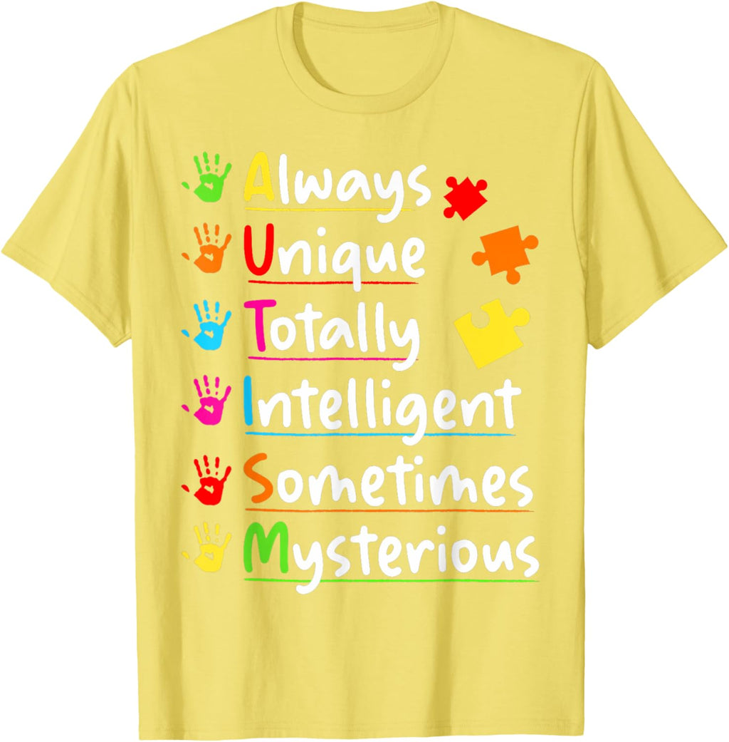 Always Unique Autism Awareness Totally Intelligent Kids