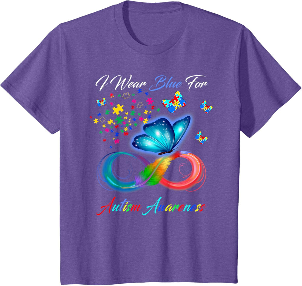 I Wear Blue For Autism Awareness - Autism Awareness Month