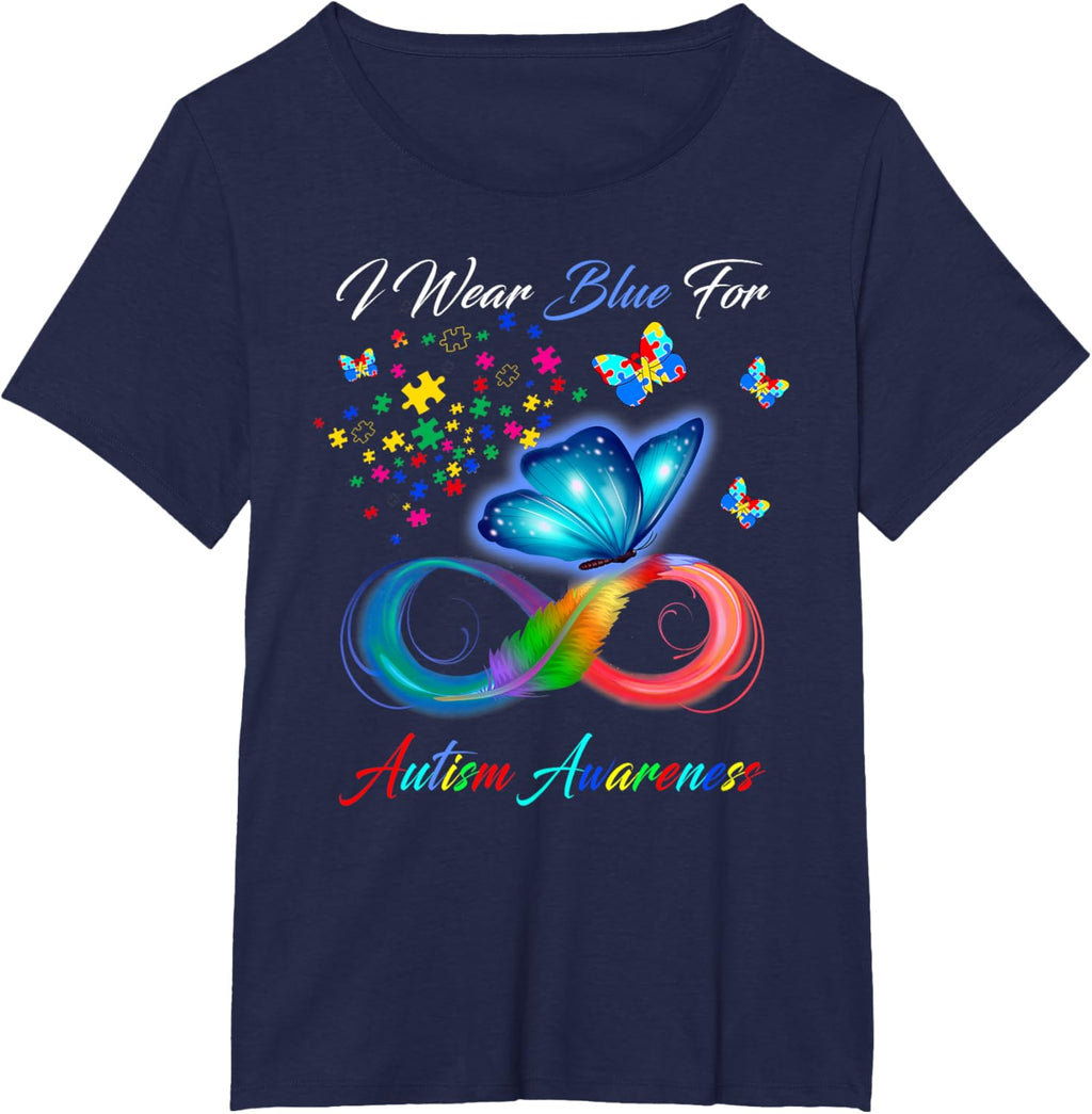 I Wear Blue For Autism Awareness - Autism Awareness Month