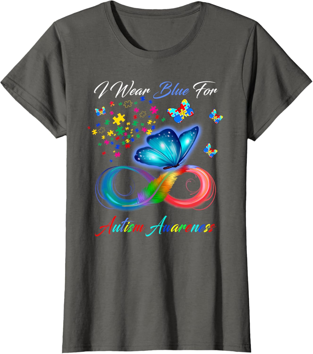 I Wear Blue For Autism Awareness - Autism Awareness Month