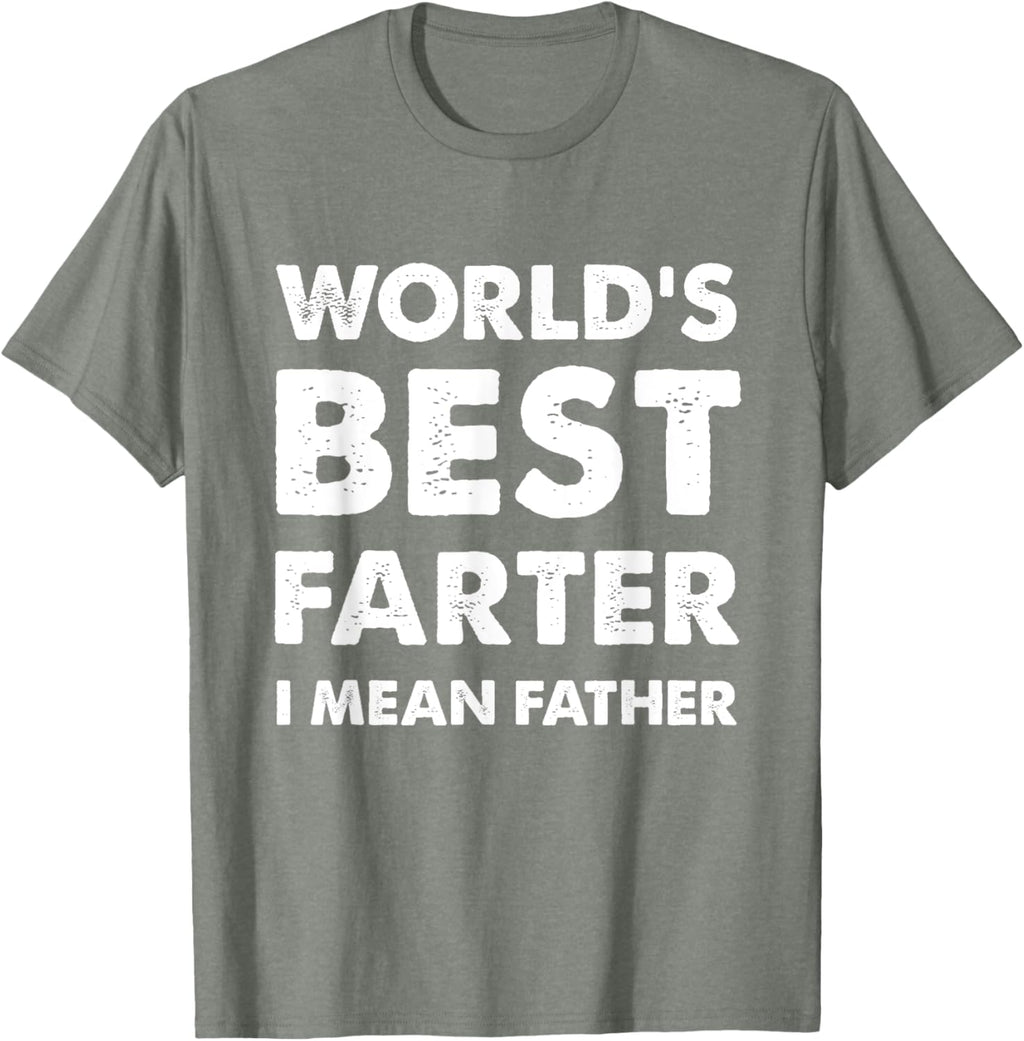Father's Day Retro Dad World's Best Farter I Mean Father