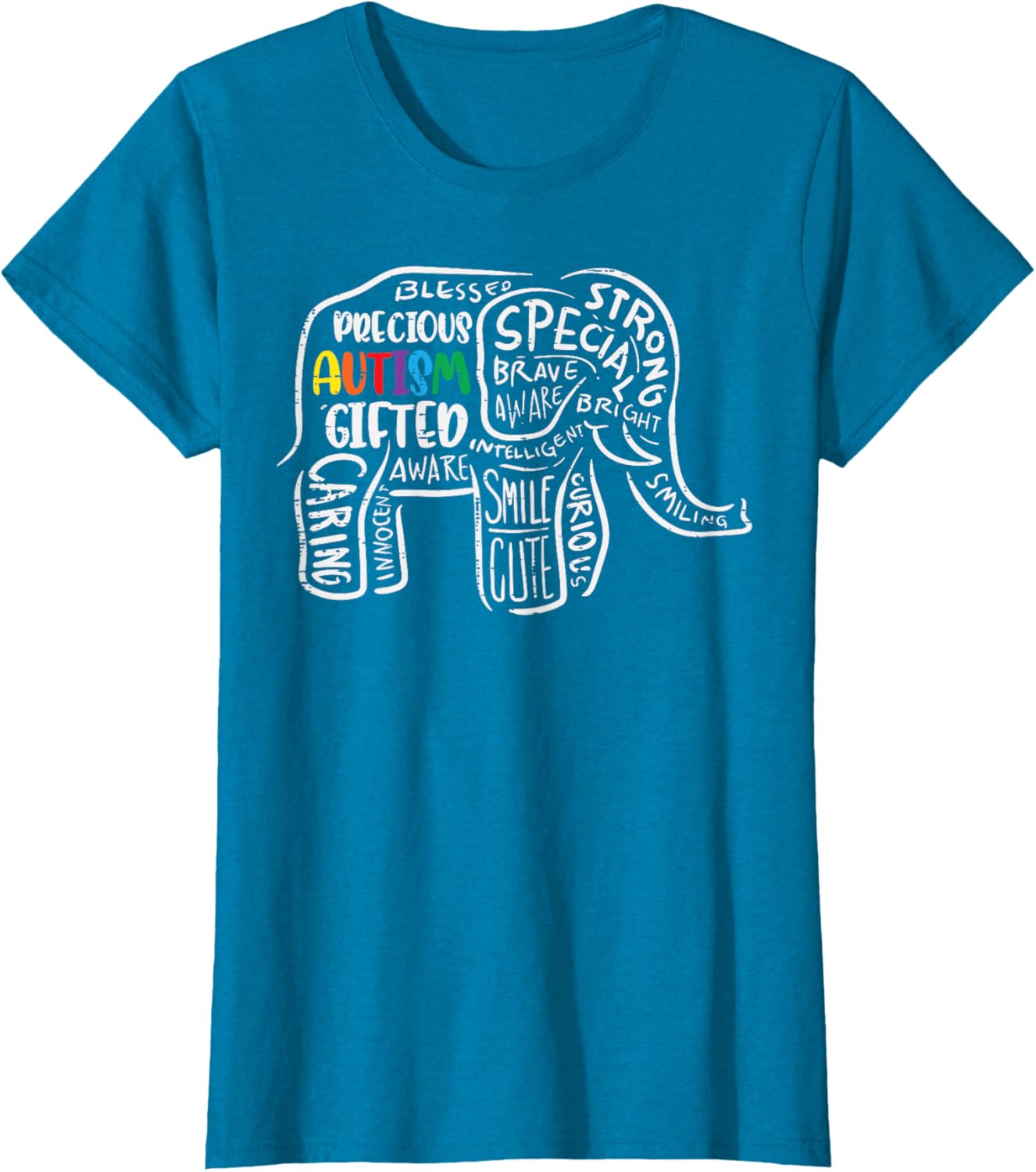 Autism Awareness Elephant Acceptance Autistic Men Women Kids