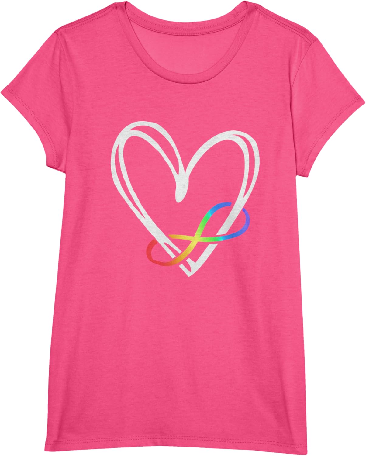 Infinity Heart Autism Awareness Love Needs No Words Tie Dye