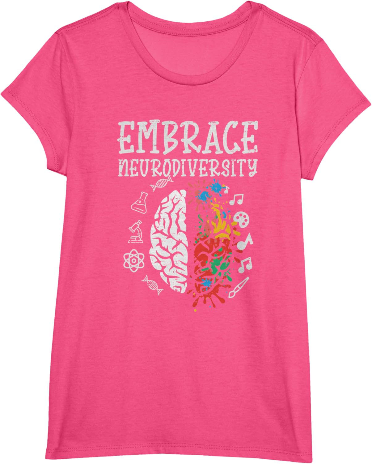 Embrace Neurodiversity Autism Awareness ASD Men Women Kids