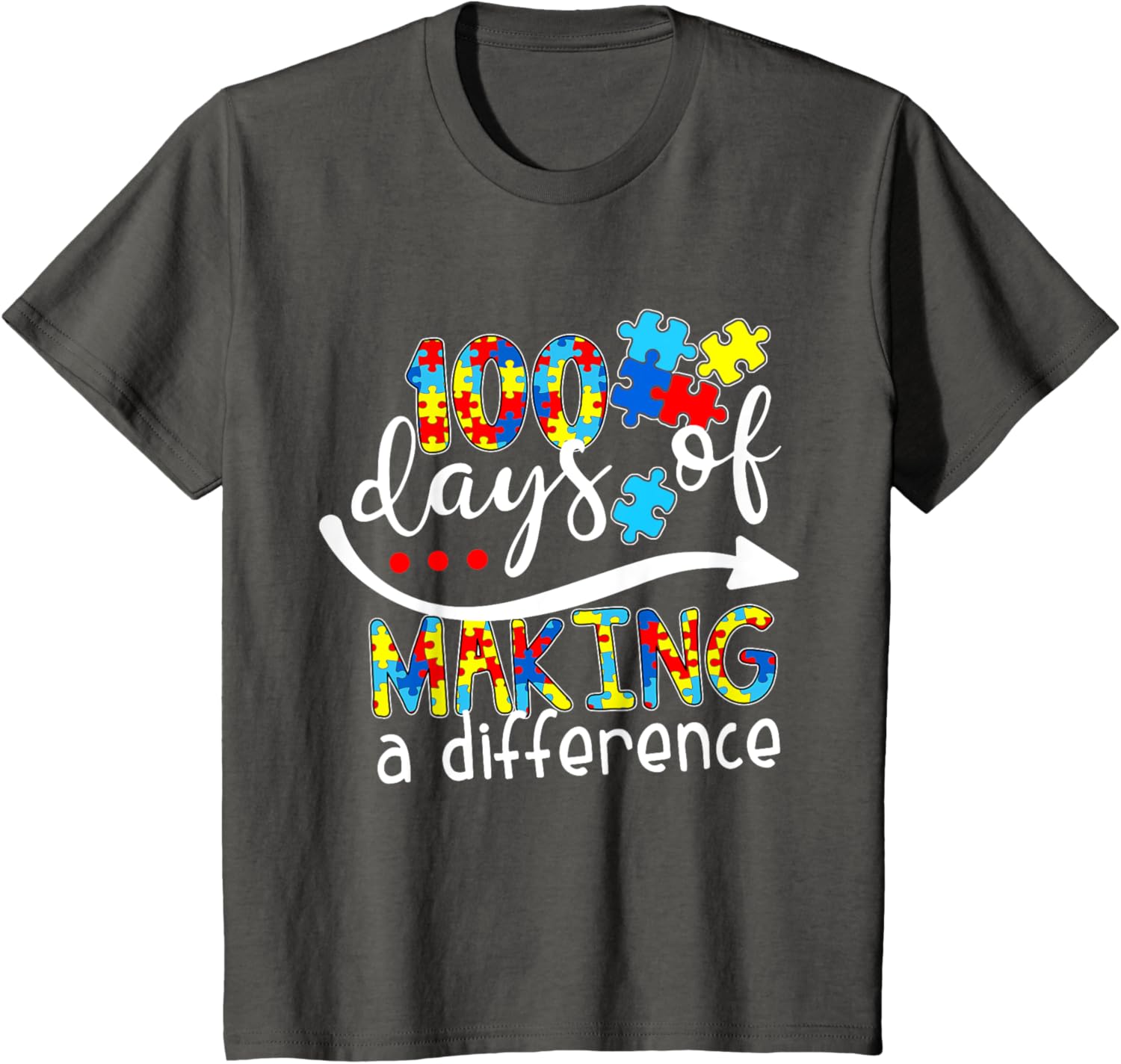 Autism 100 Days 100th day of school teacher autism awareness