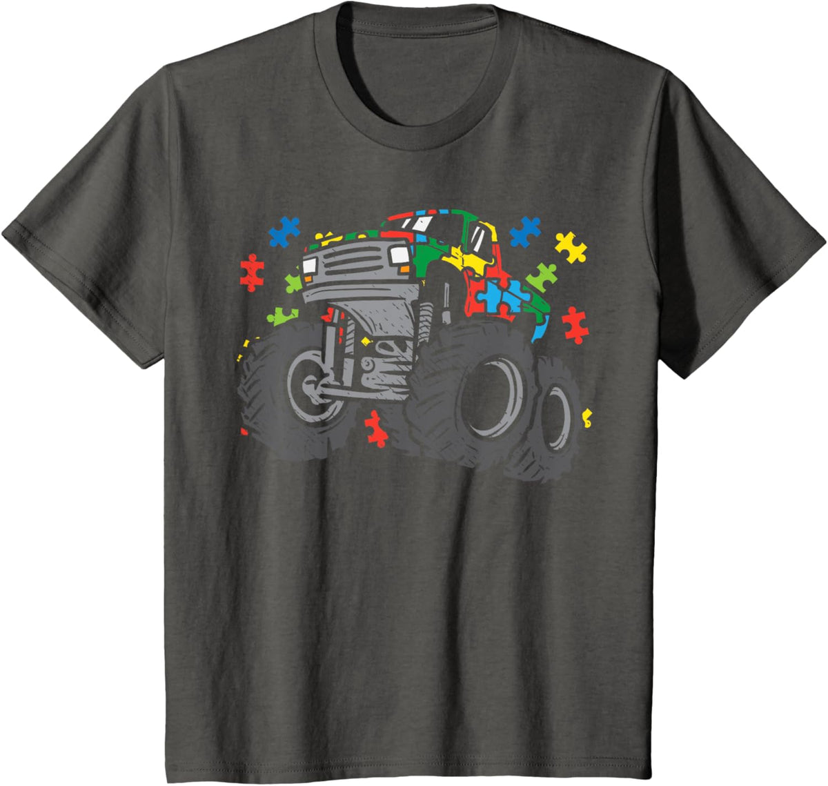 Kids Monster Truck Puzzles Cute Kids Autism Awareness ASD Boys