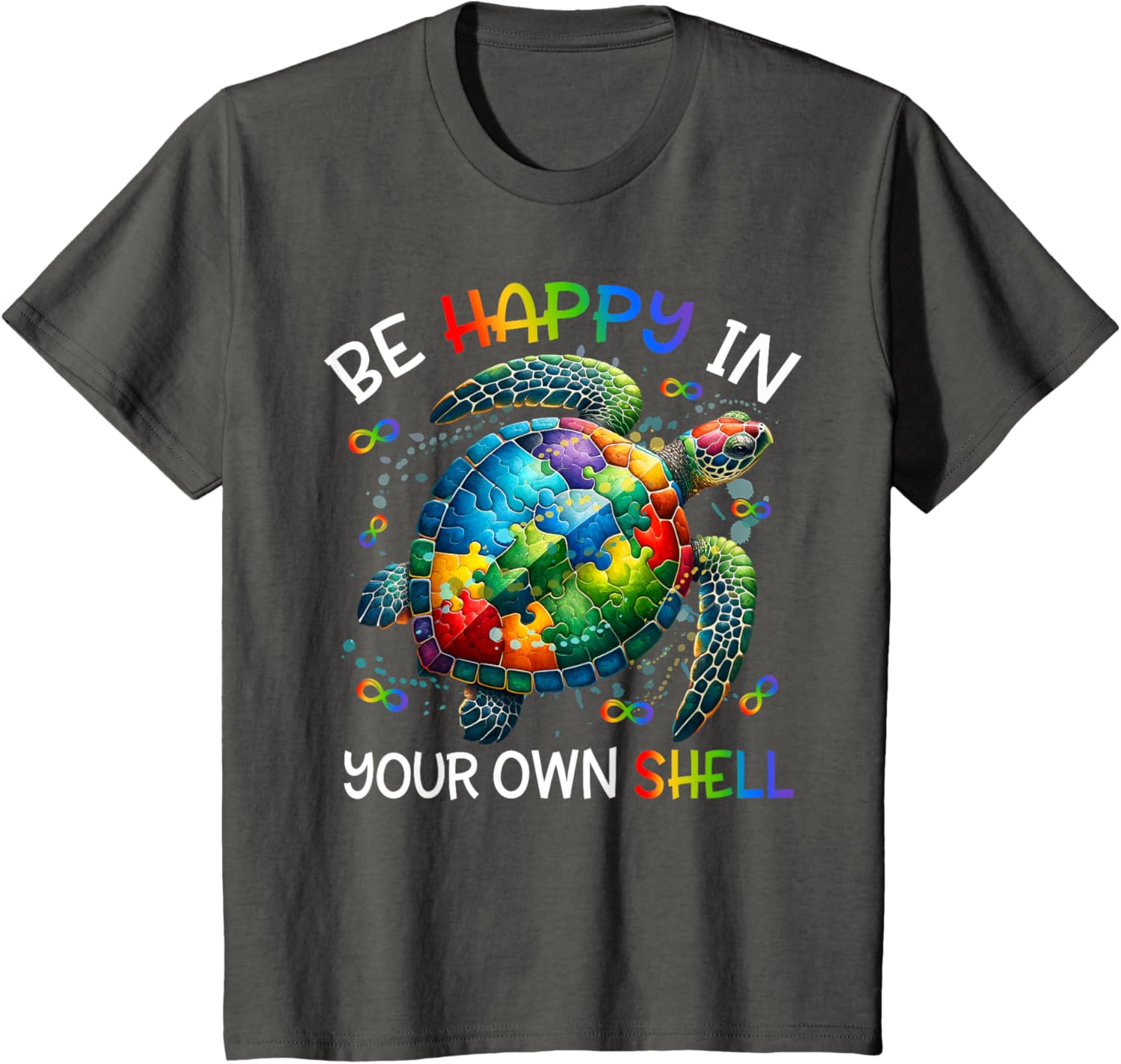 Puzzle Turtle Be Happy In Your Own Shell Autism Awareness