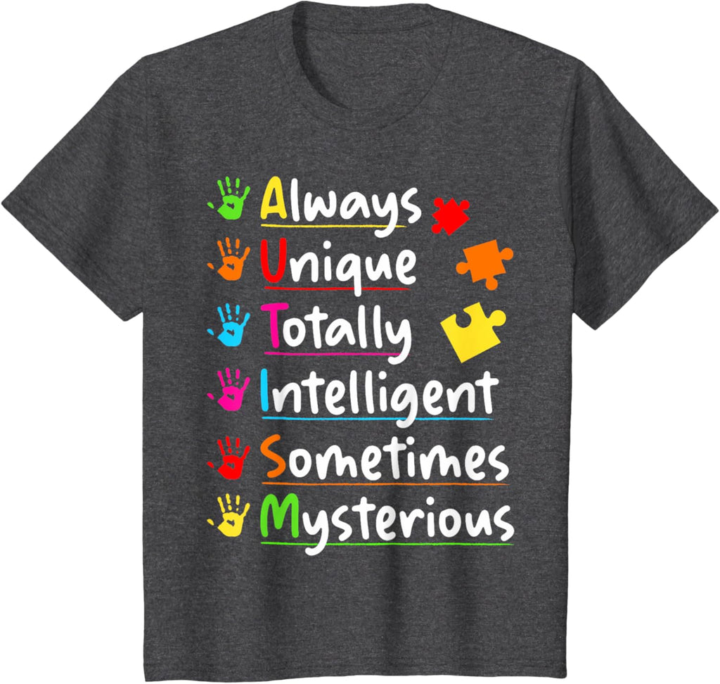 Always Unique Autism Awareness Totally Intelligent Kids