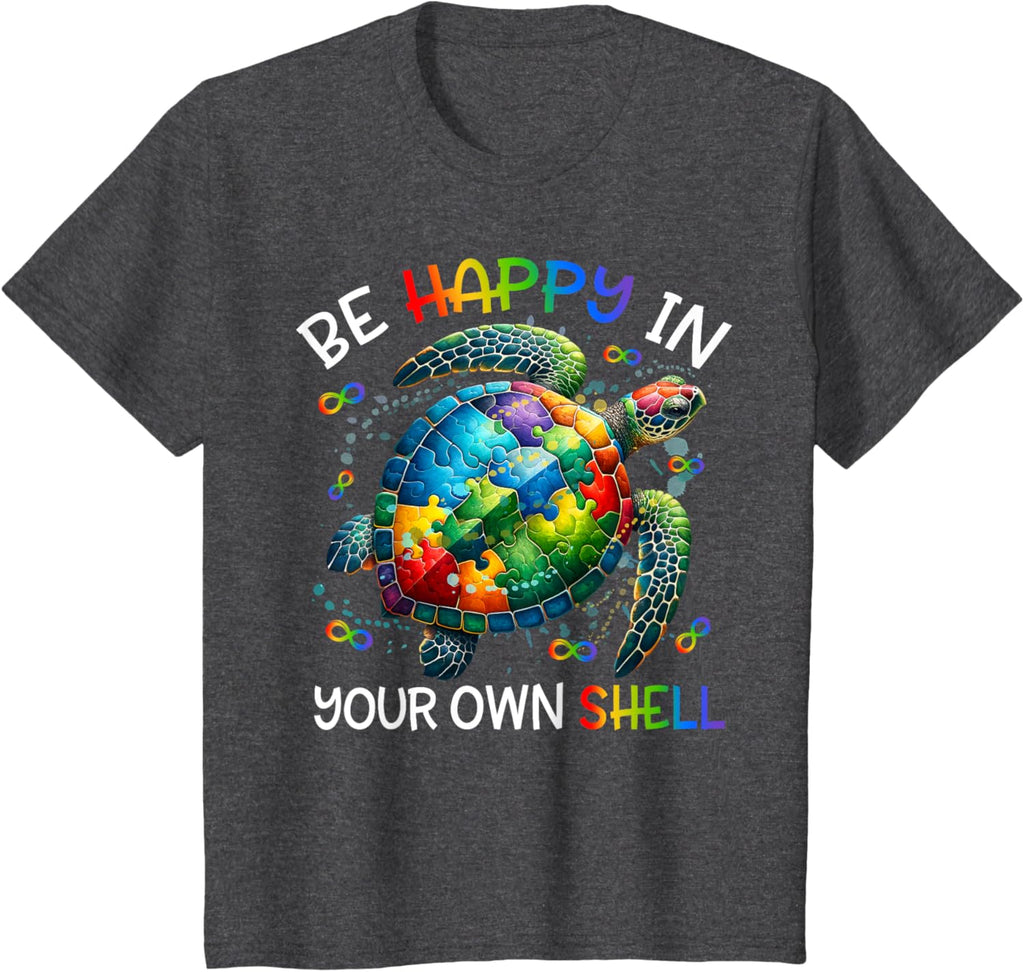 Puzzle Turtle Be Happy In Your Own Shell Autism Awareness