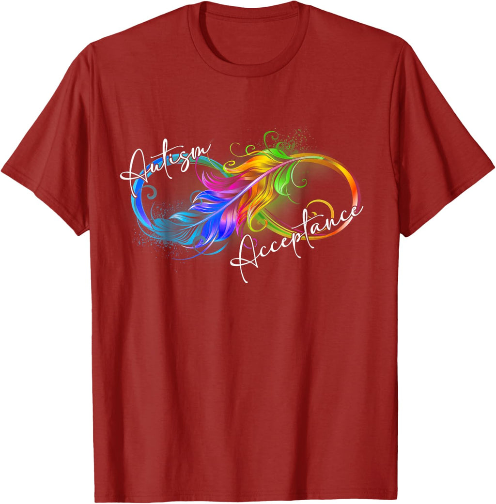 Autism Red Instead Infinity Symbol Autistic Acceptance