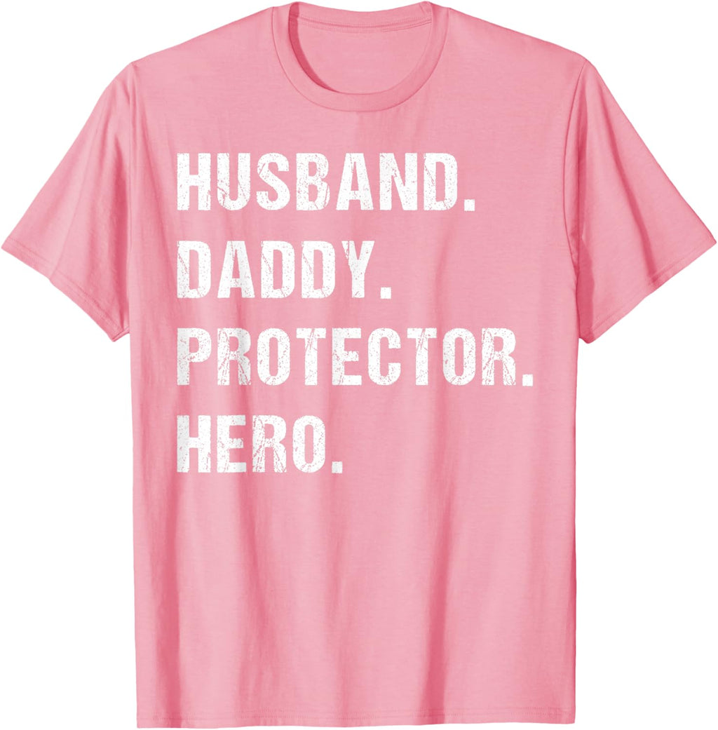 Husband Daddy Protector Hero Fathers Day Gift For Dad Wife