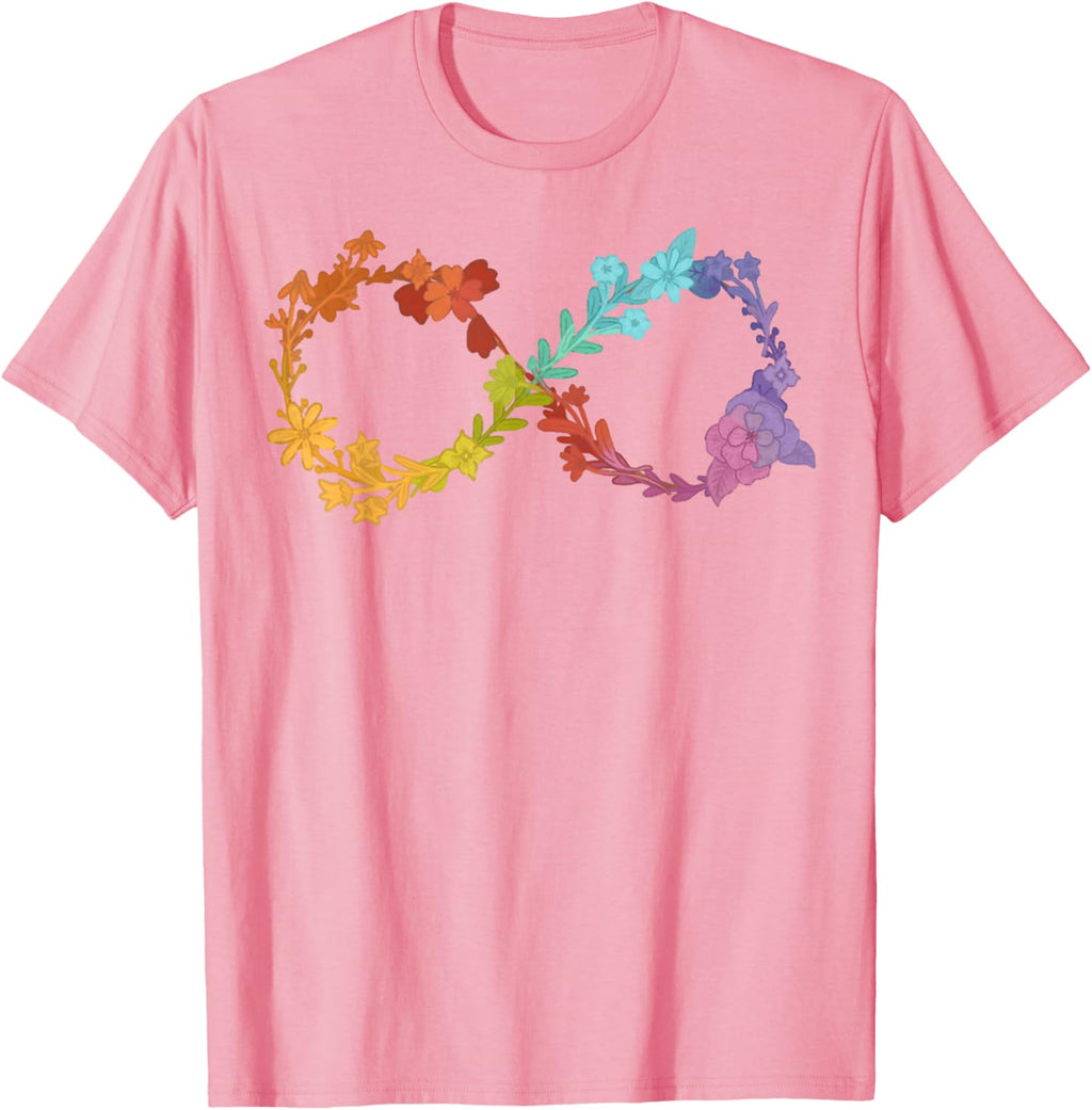 Floral Neurodiversity Infinity Symbol Autism Awareness