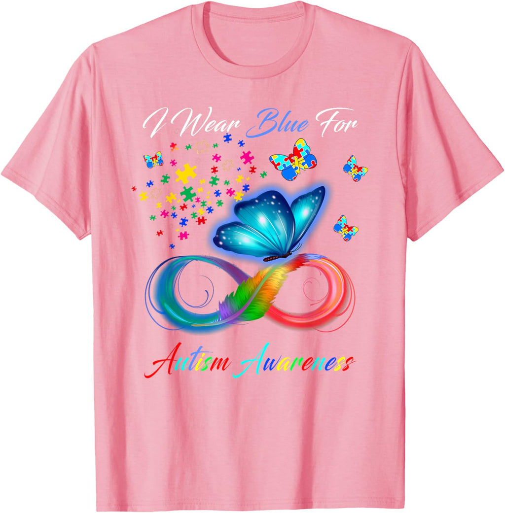I Wear Blue For Autism Awareness - Autism Awareness Month