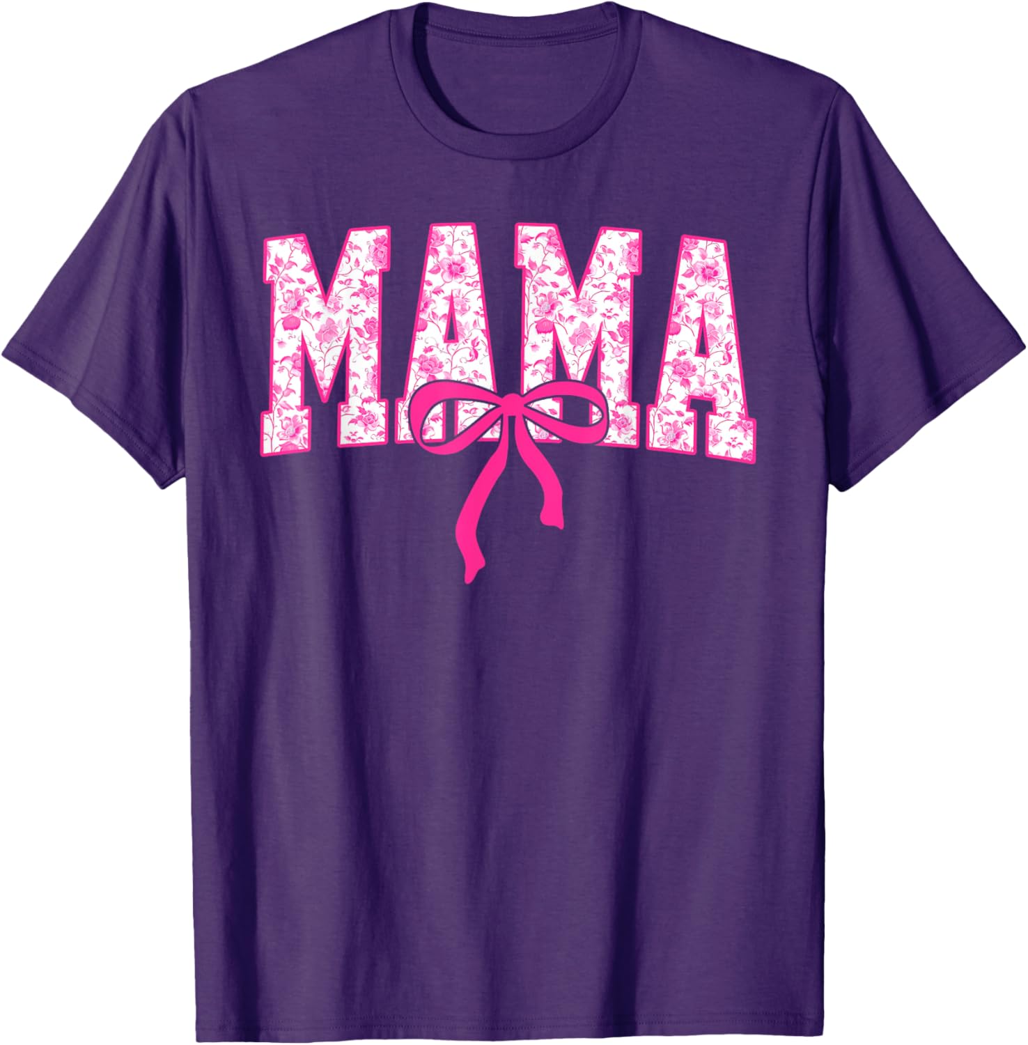 Coquette Pink Chinoiserie Mama Floral Bow Mom Mothers Day