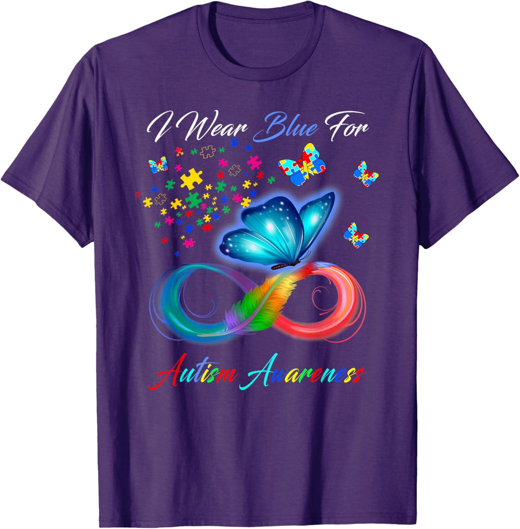 I Wear Blue For Autism Awareness - Autism Awareness Month