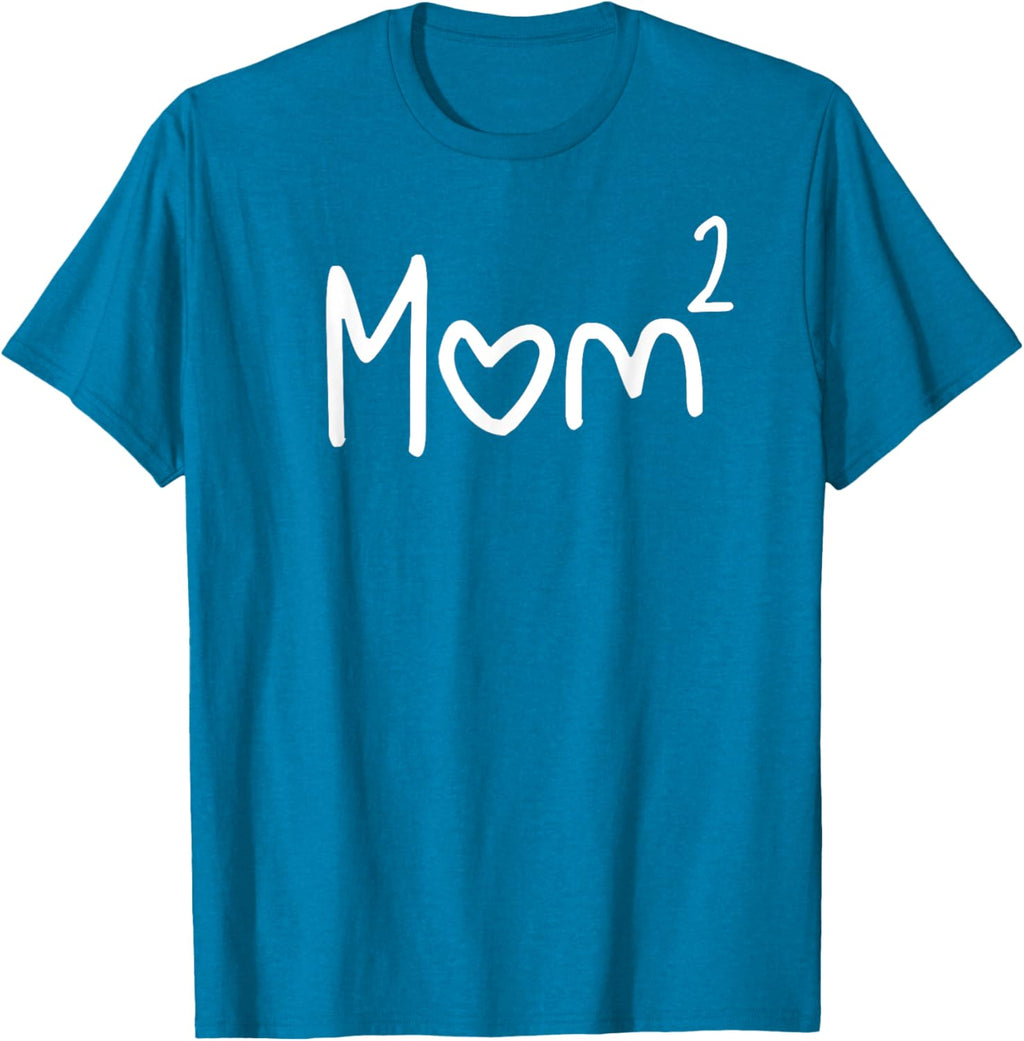Mom Of Two Kid Mother Day Shirt Mom 2 Squared Mommy Shirt