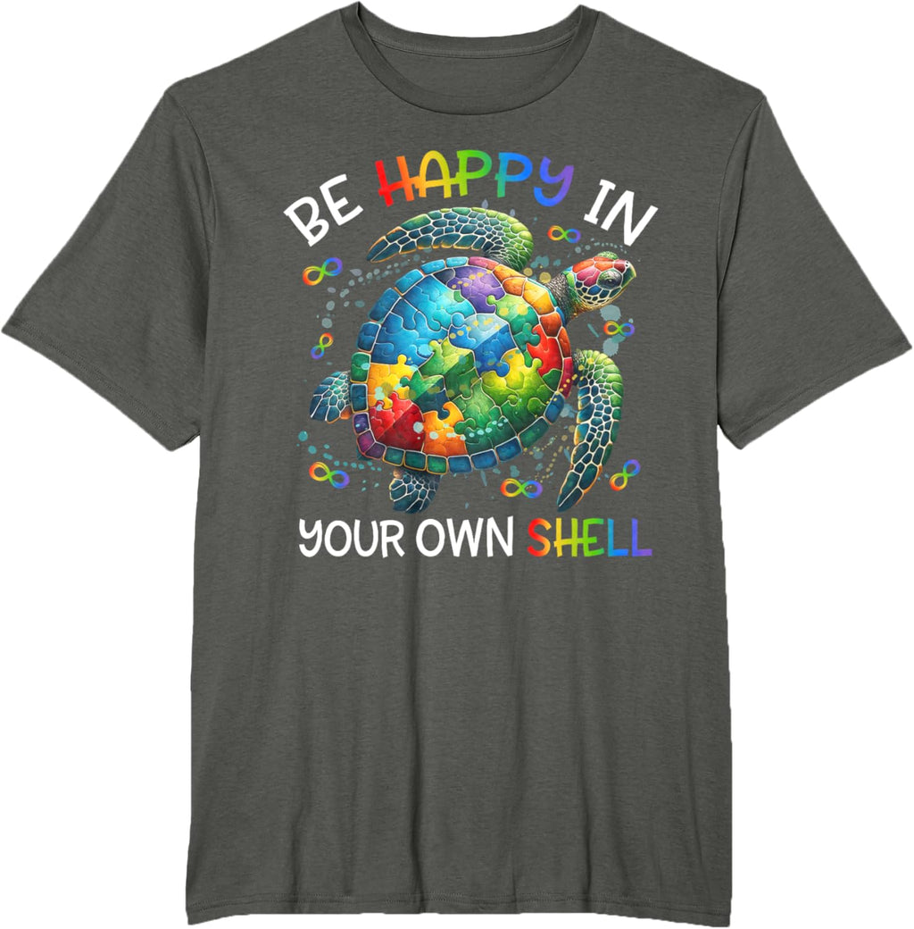 Puzzle Turtle Be Happy In Your Own Shell Autism Awareness