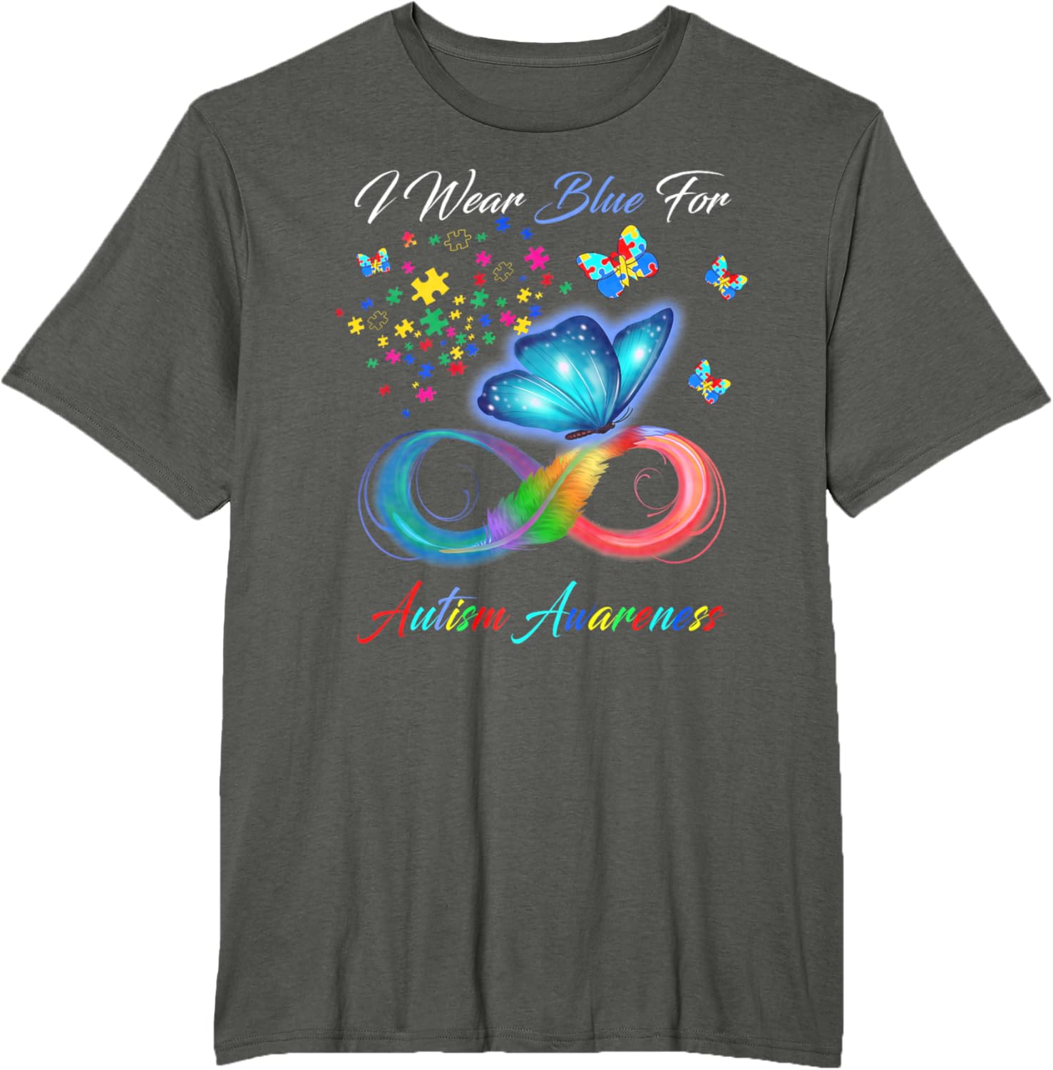I Wear Blue For Autism Awareness - Autism Awareness Month