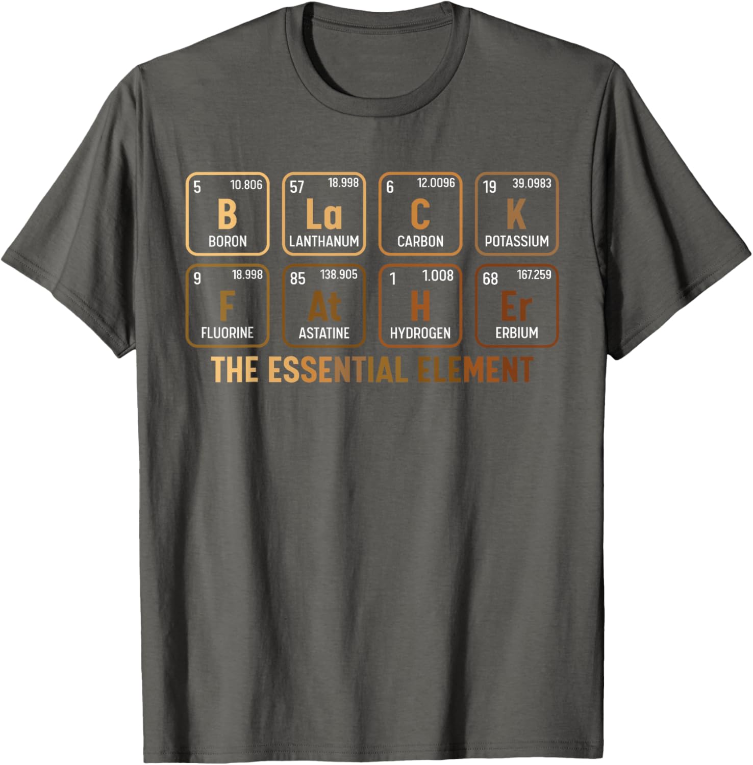 Mens Black Father's Day Black Dad Black Father Essential Element