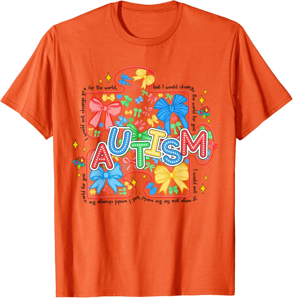 Autism Awareness Coquette Bow Autism Awareness Puzzle Piece