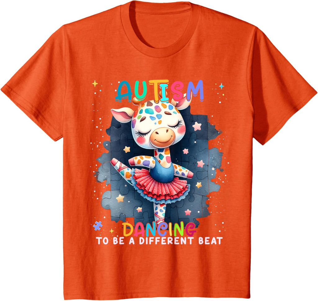 Autism Awareness Cute Unicorn Dancing To A Different Beat