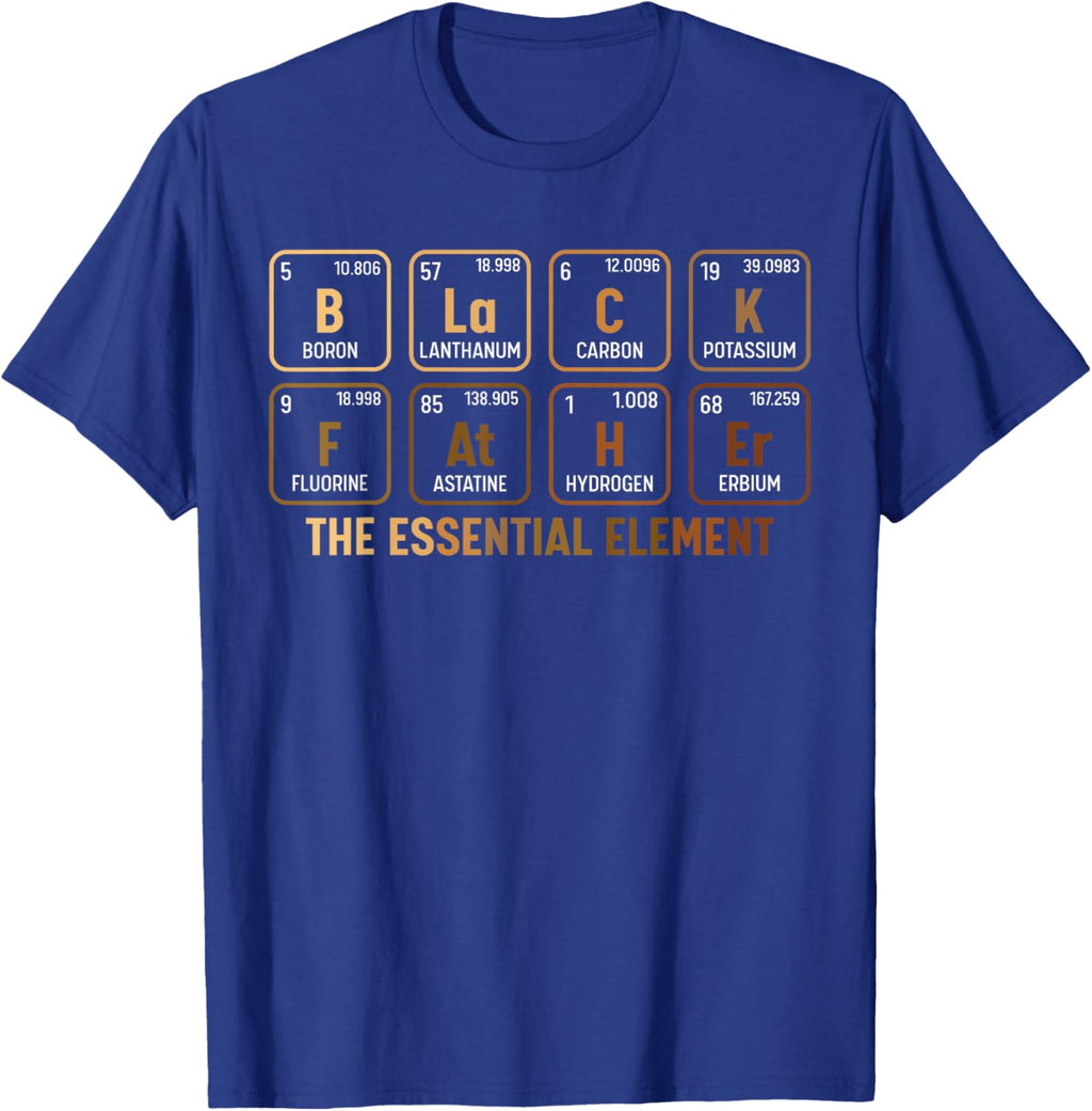 Mens Black Father's Day Black Dad Black Father Essential Element