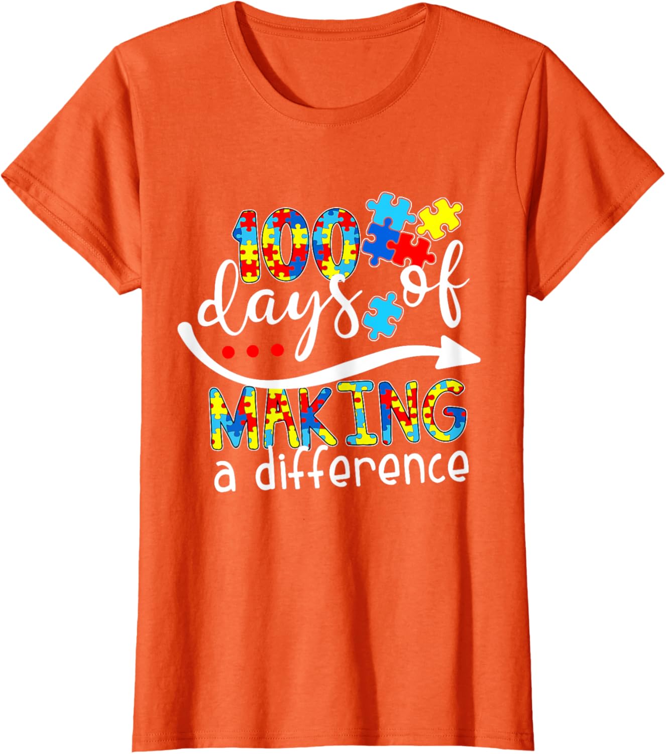 Autism 100 Days 100th day of school teacher autism awareness