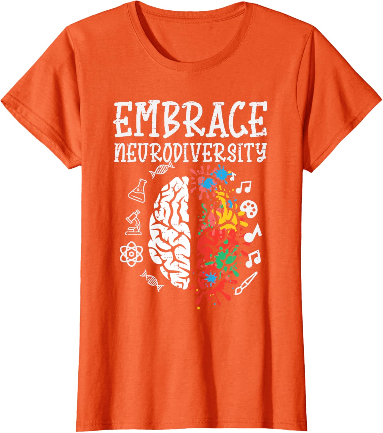 Embrace Neurodiversity Autism Awareness ASD Men Women Kids