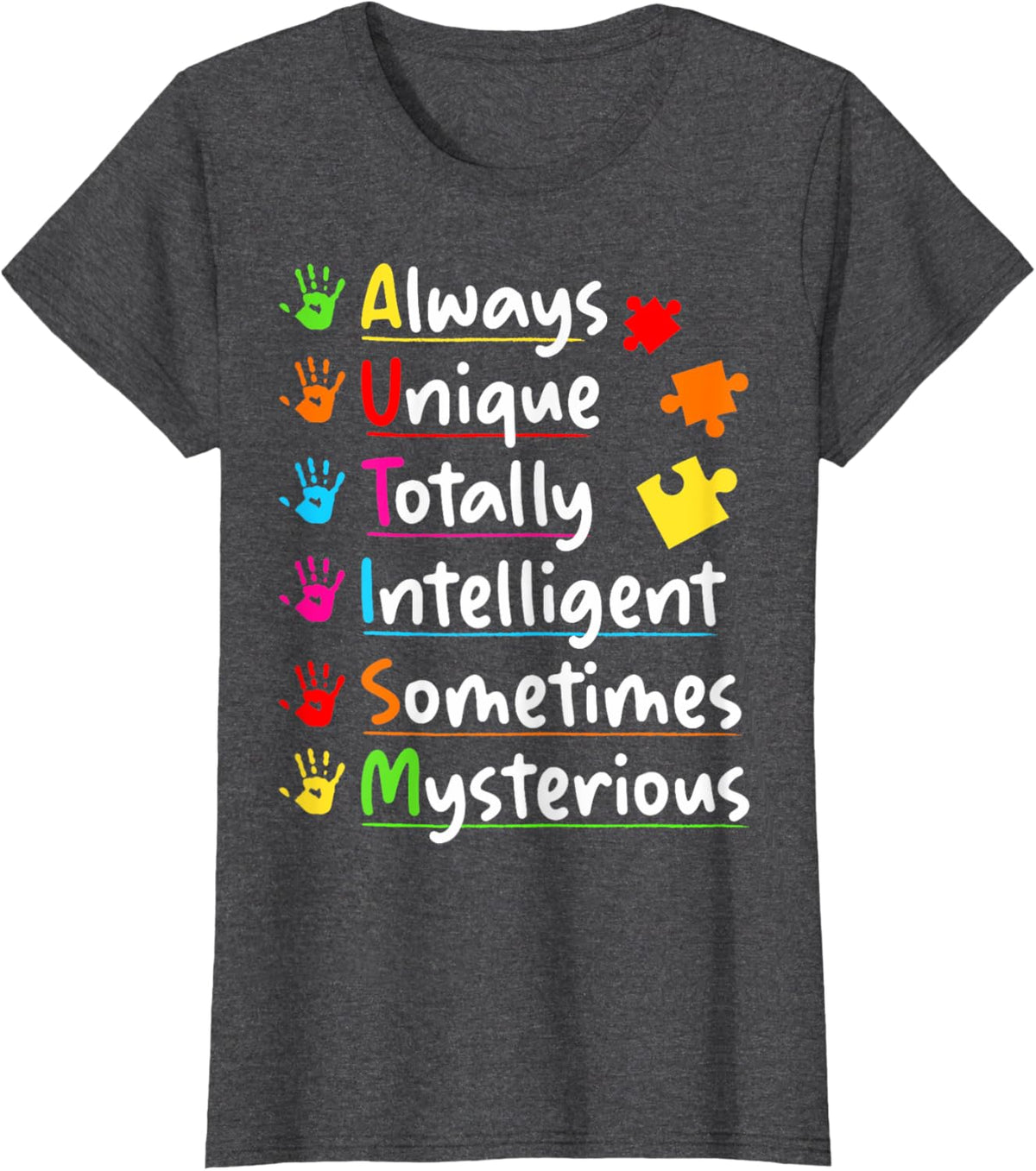 Always Unique Autism Awareness Totally Intelligent Kids