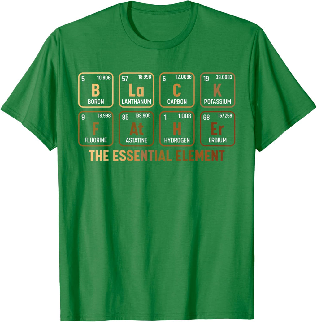 Mens Black Father's Day Black Dad Black Father Essential Element