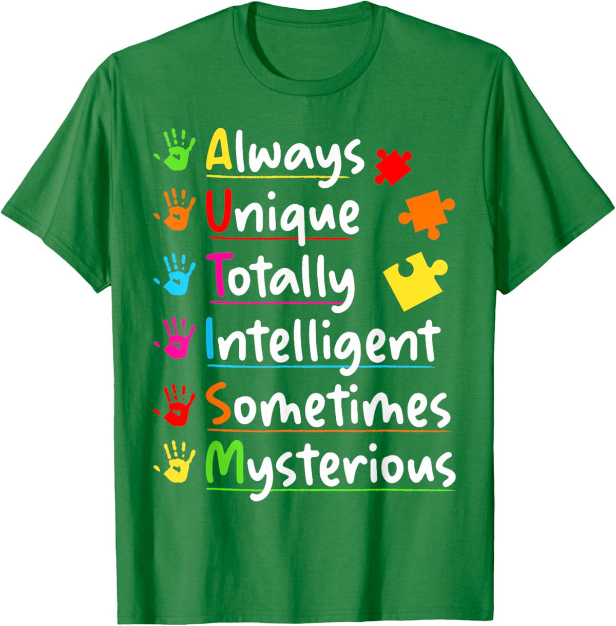 Always Unique Autism Awareness Totally Intelligent Kids