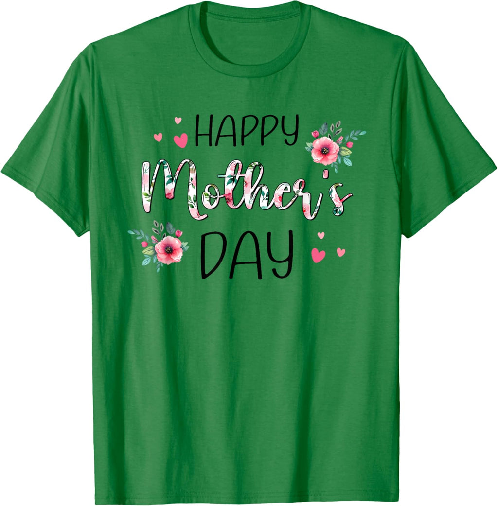 Happy Mothers Day Shirts for Women, Mom Tshirt Grandma Gift Mother Shirt