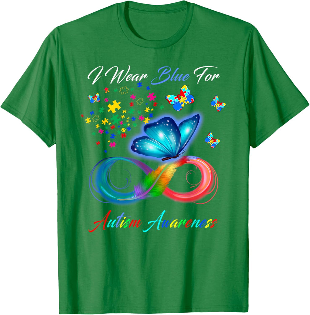 I Wear Blue For Autism Awareness - Autism Awareness Month