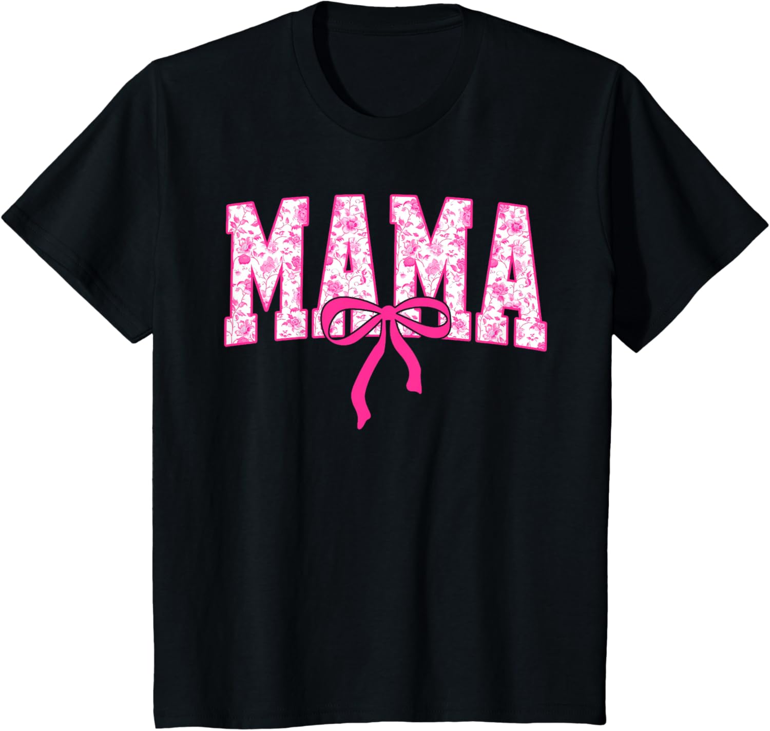 Coquette Pink Chinoiserie Mama Floral Bow Mom Mothers Day