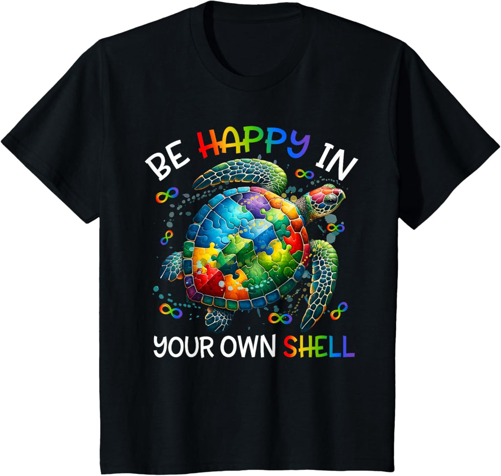 Puzzle Turtle Be Happy In Your Own Shell Autism Awareness