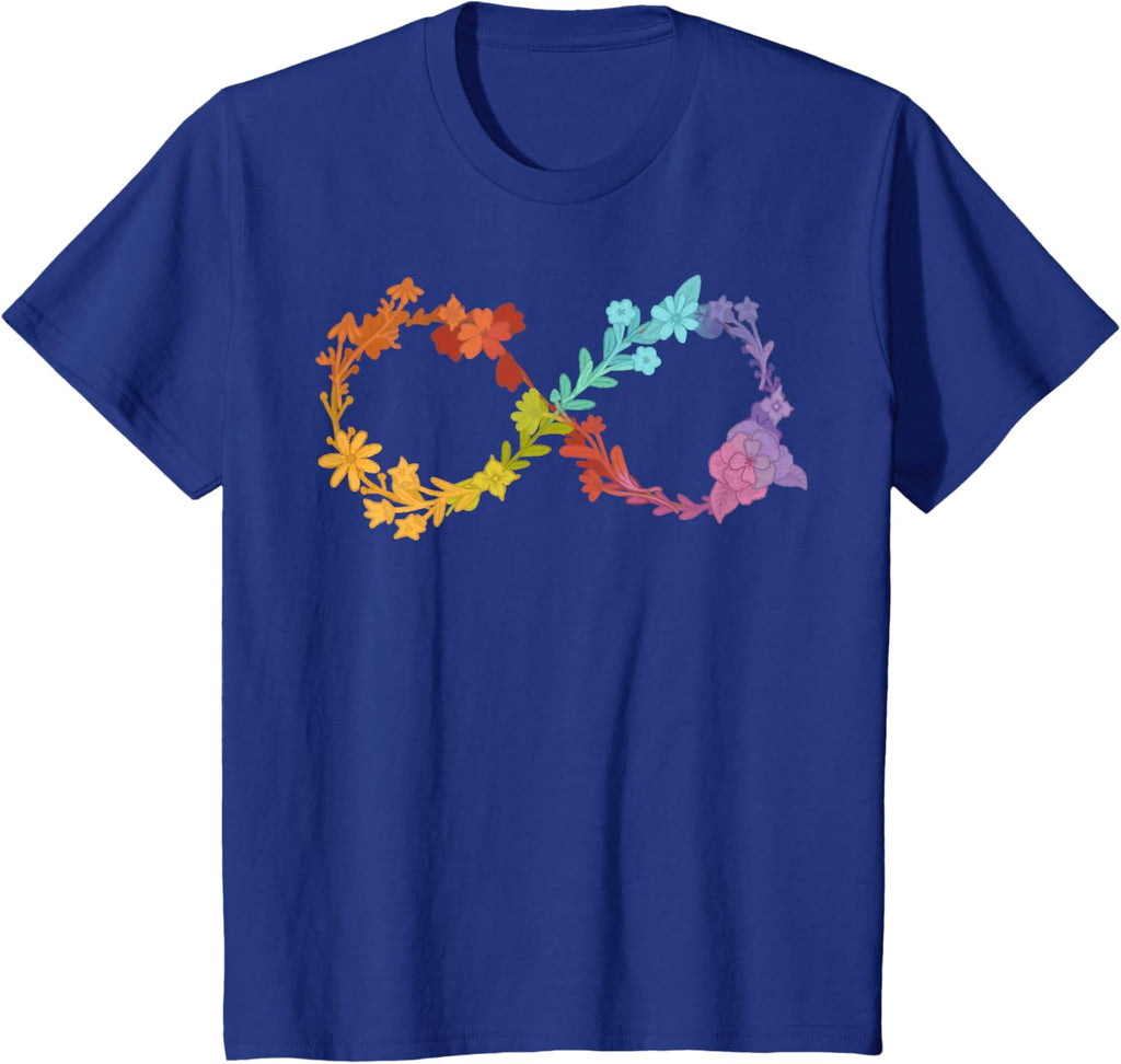 Floral Neurodiversity Infinity Symbol Autism Awareness