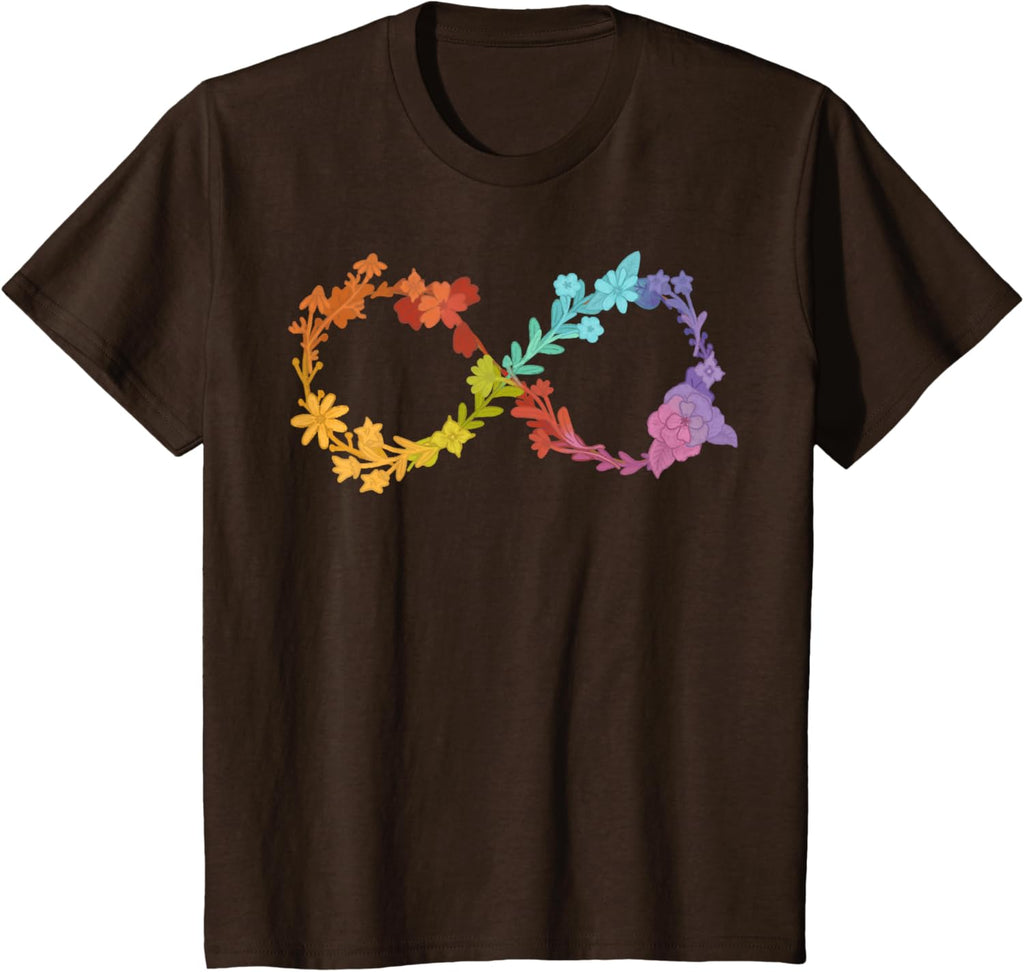 Floral Neurodiversity Infinity Symbol Autism Awareness