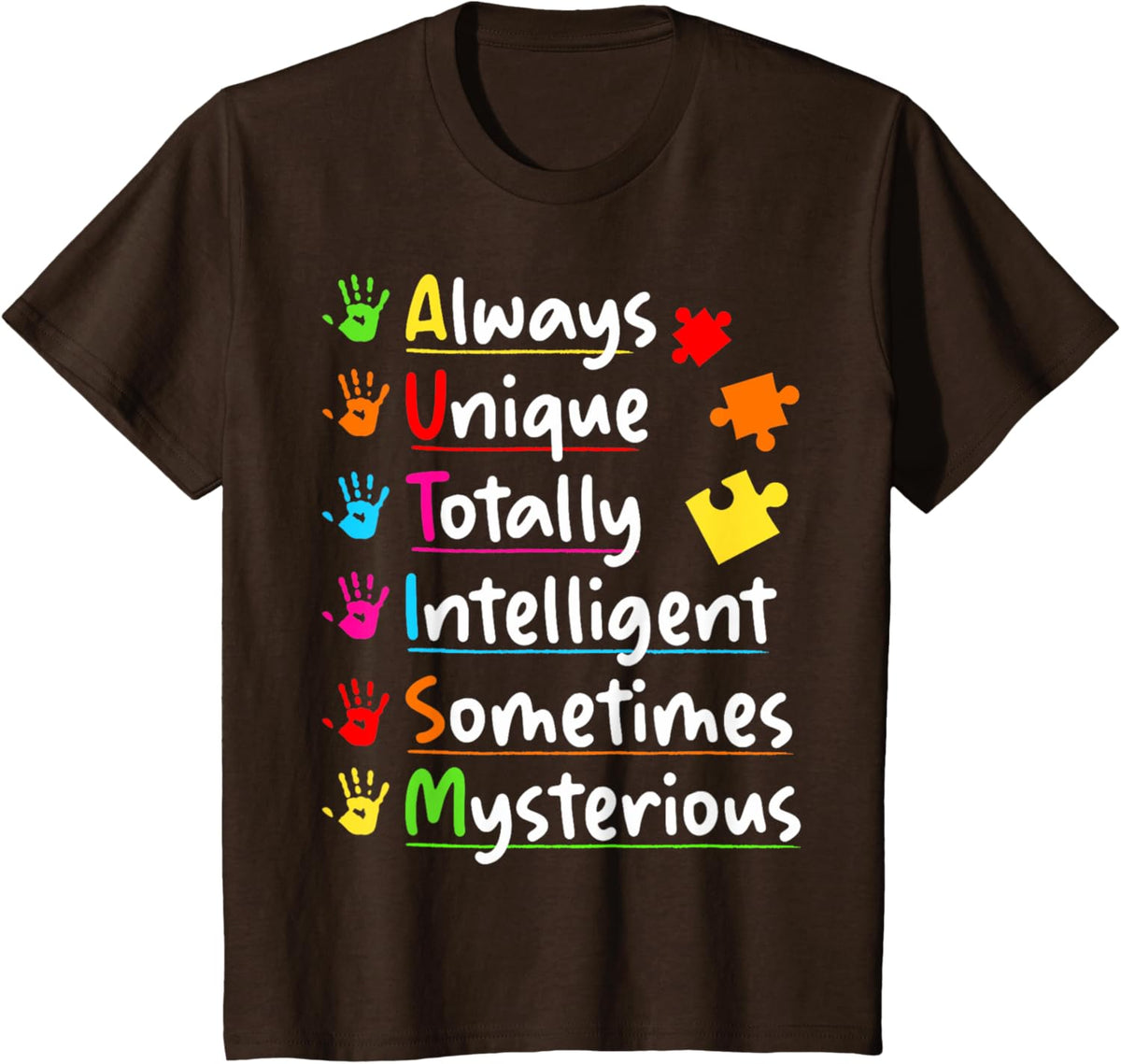 Always Unique Autism Awareness Totally Intelligent Kids