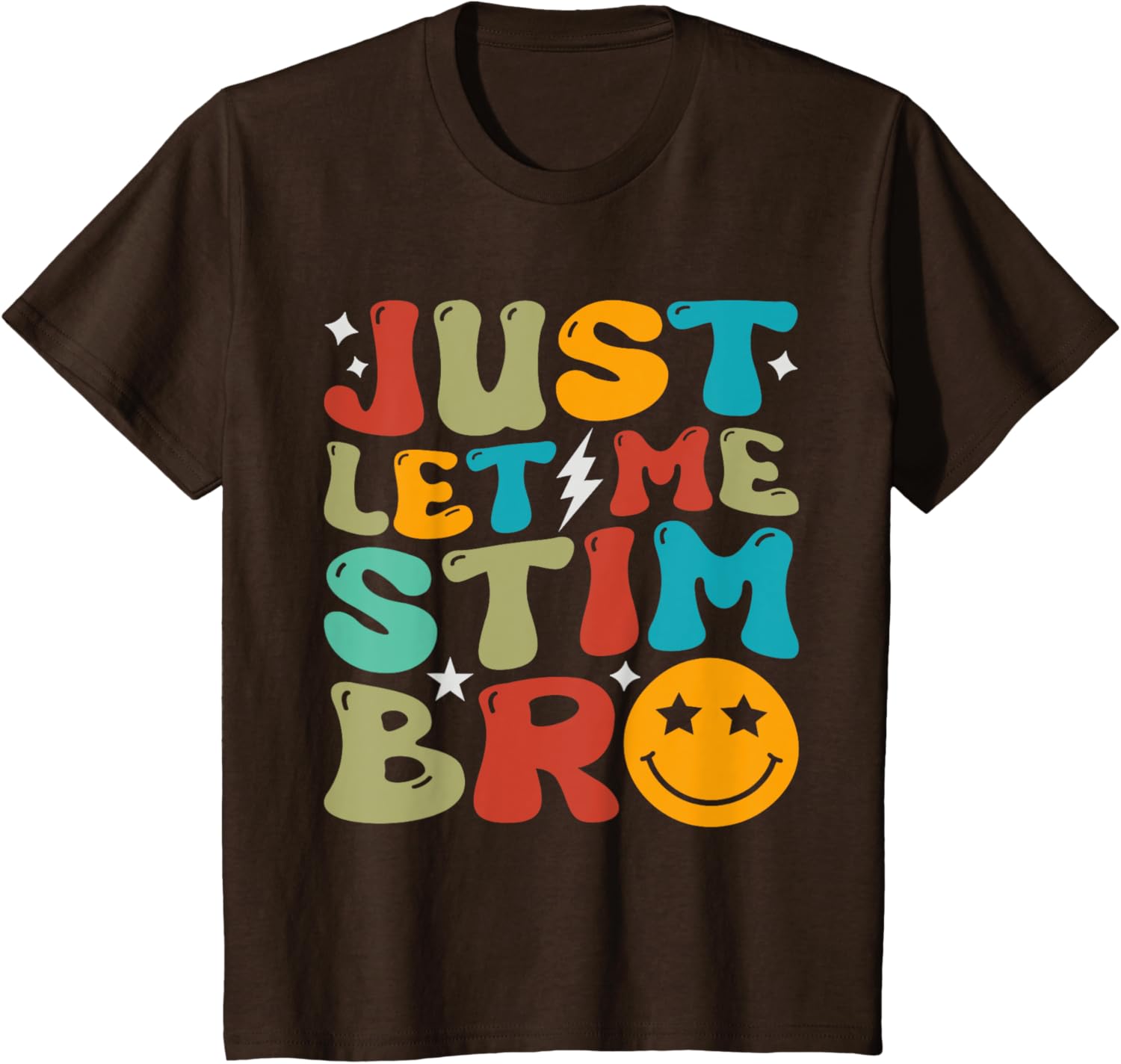 Groovy Just Let Me Stim Bro Kids Boys Funny Autism Awareness