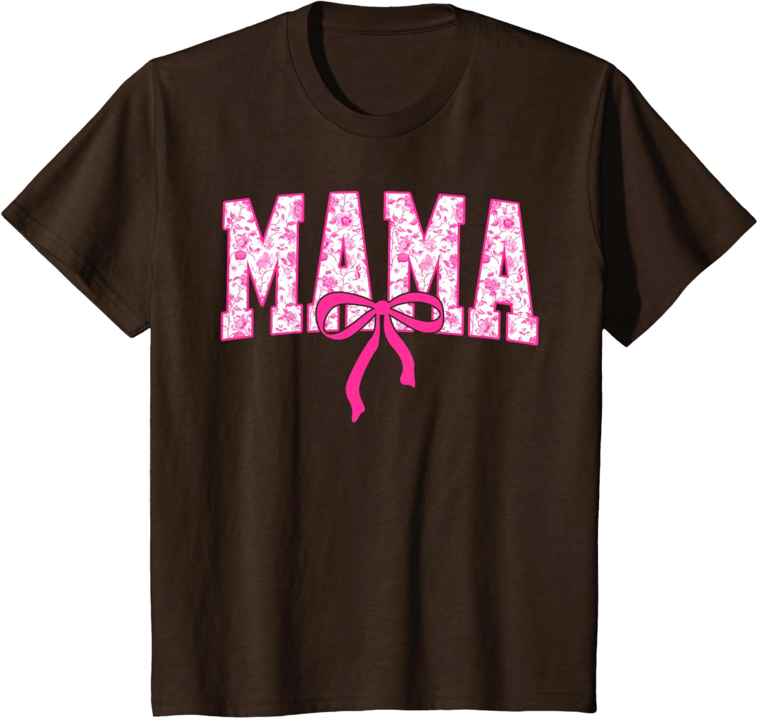 Coquette Pink Chinoiserie Mama Floral Bow Mom Mothers Day