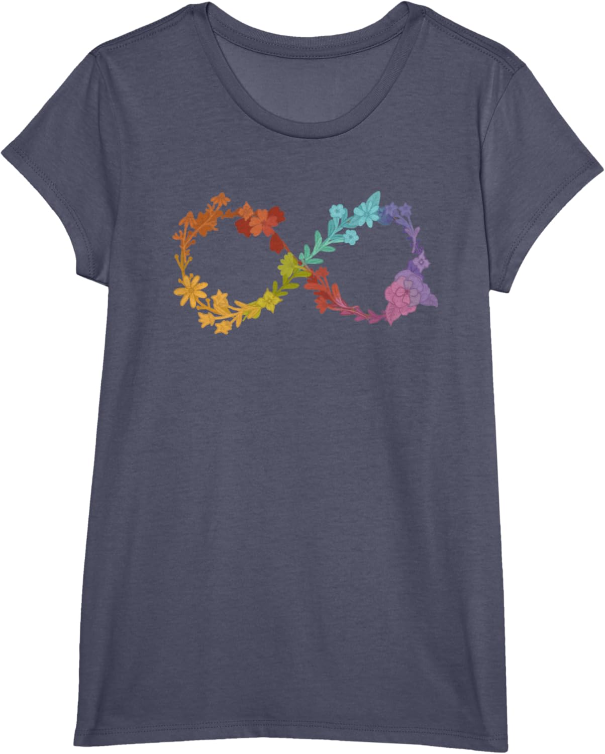 Floral Neurodiversity Infinity Symbol Autism Awareness