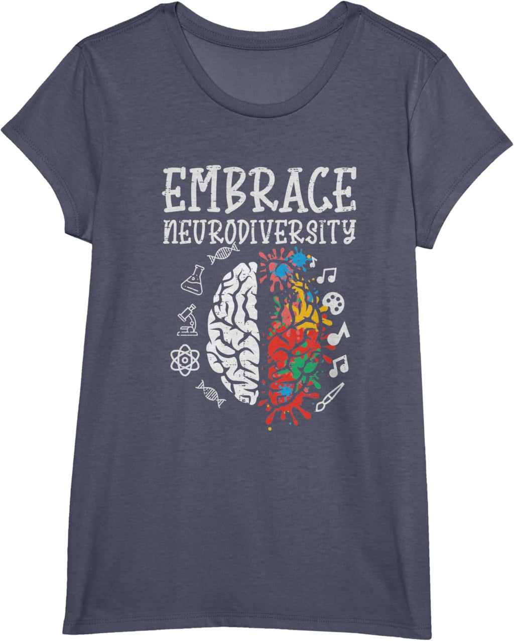 Embrace Neurodiversity Autism Awareness ASD Men Women Kids