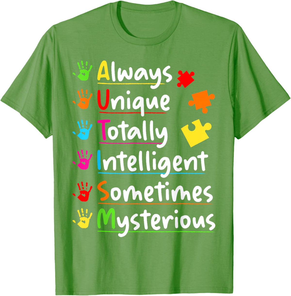 Always Unique Autism Awareness Totally Intelligent Kids