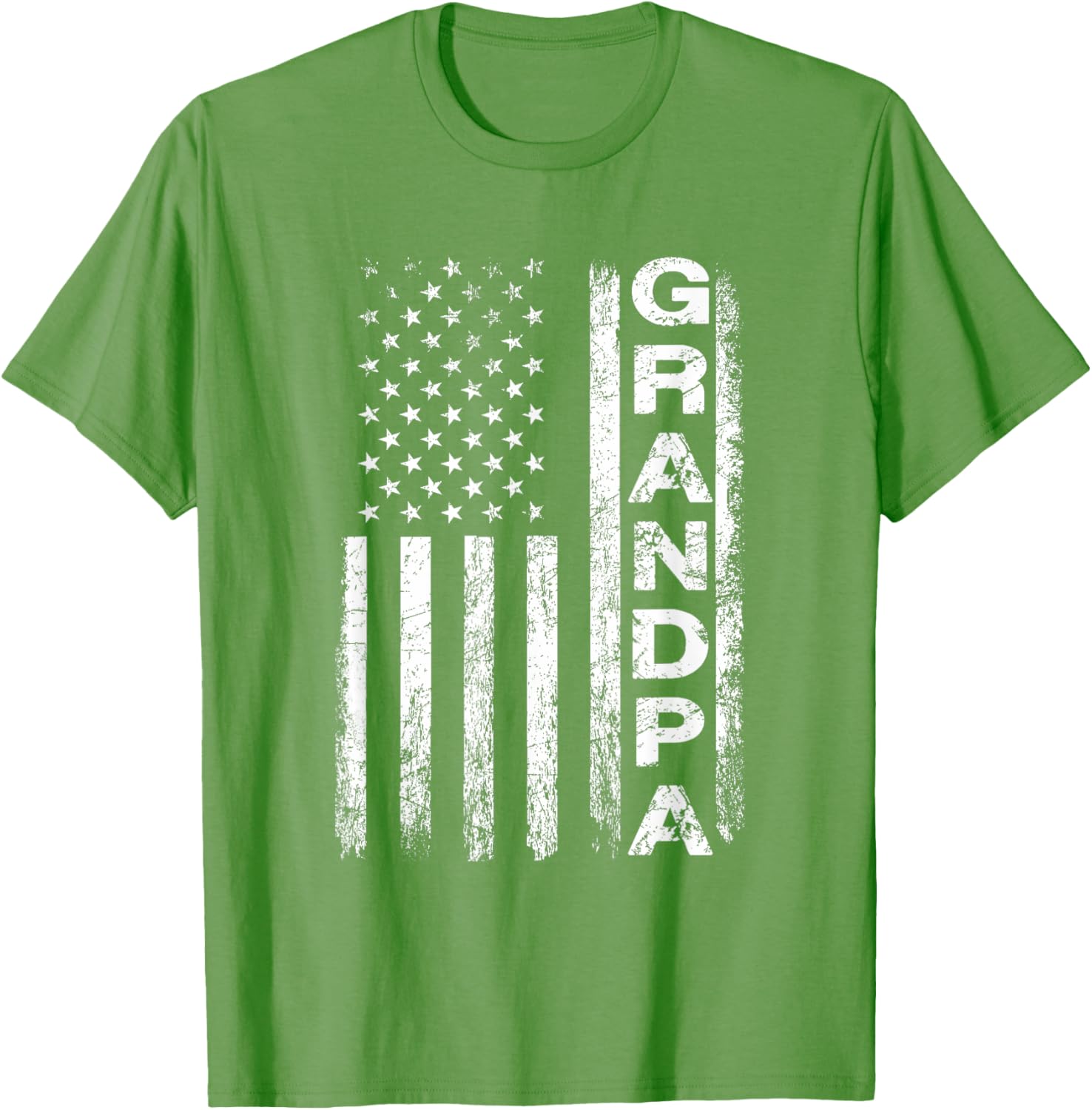 Grandpa Vintage American Flag Father's Day 4th of July Papa