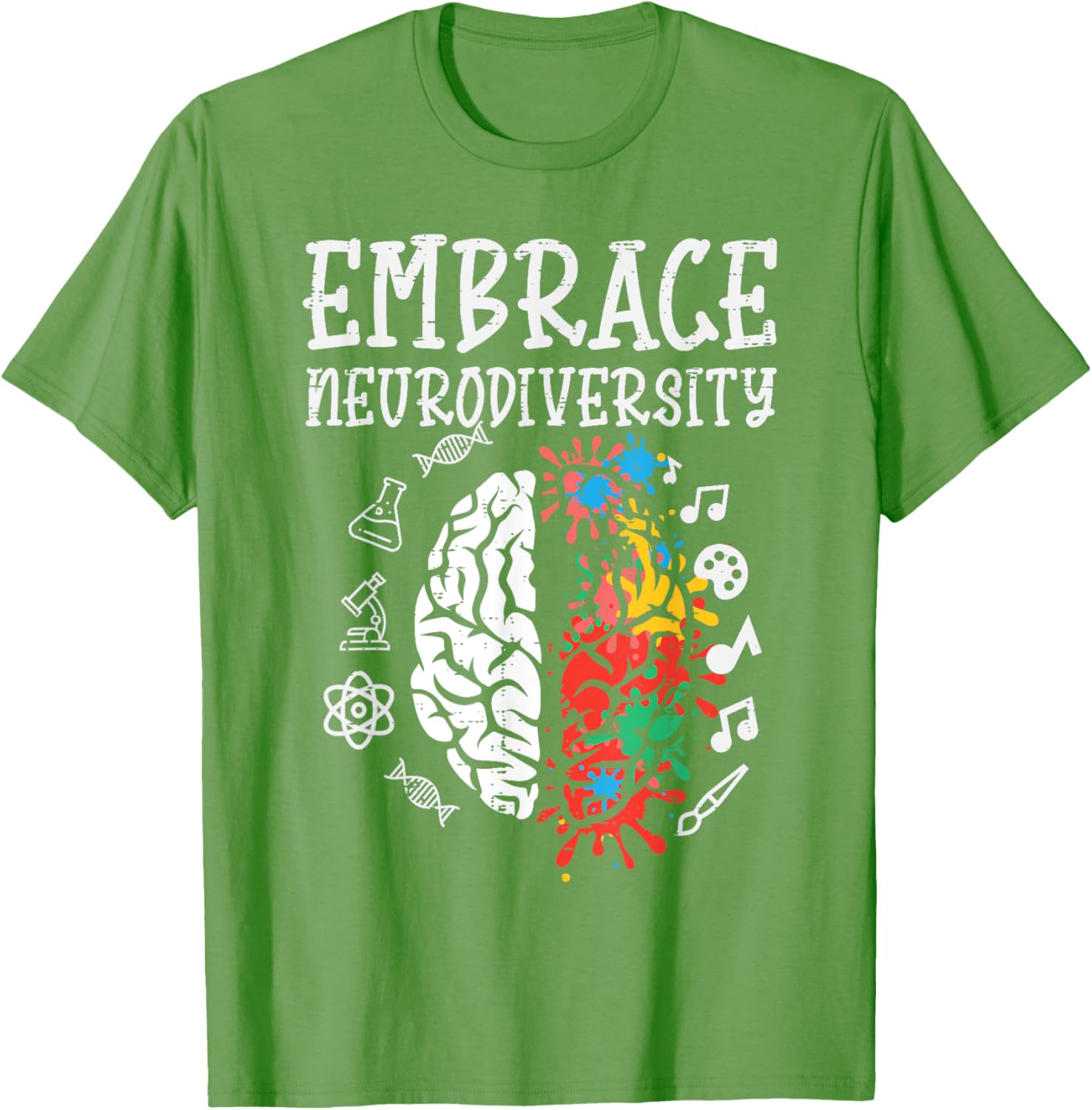 Embrace Neurodiversity Autism Awareness ASD Men Women Kids