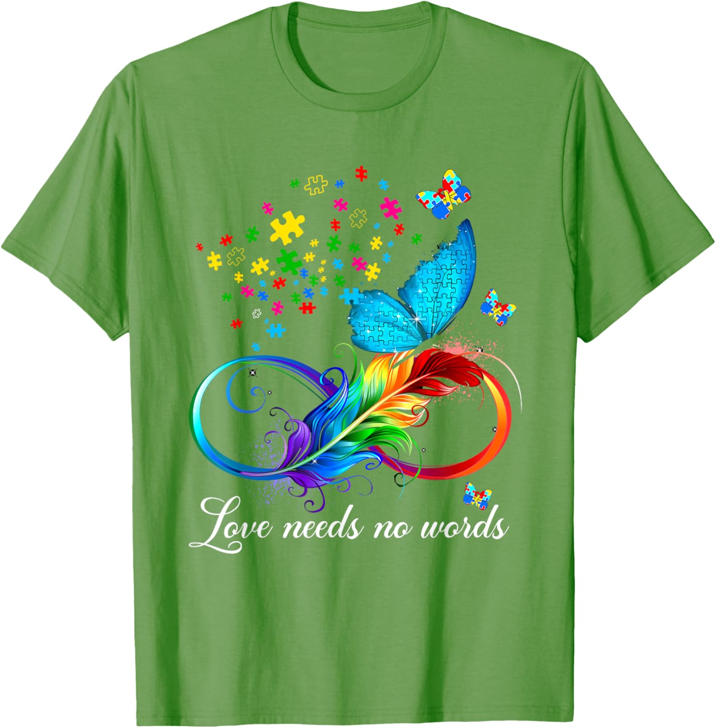 Love Needs No Words Autism Kids Mom Support Autism Awareness
