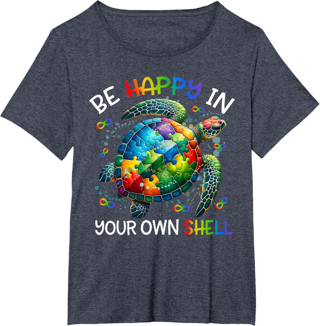 Puzzle Turtle Be Happy In Your Own Shell Autism Awareness